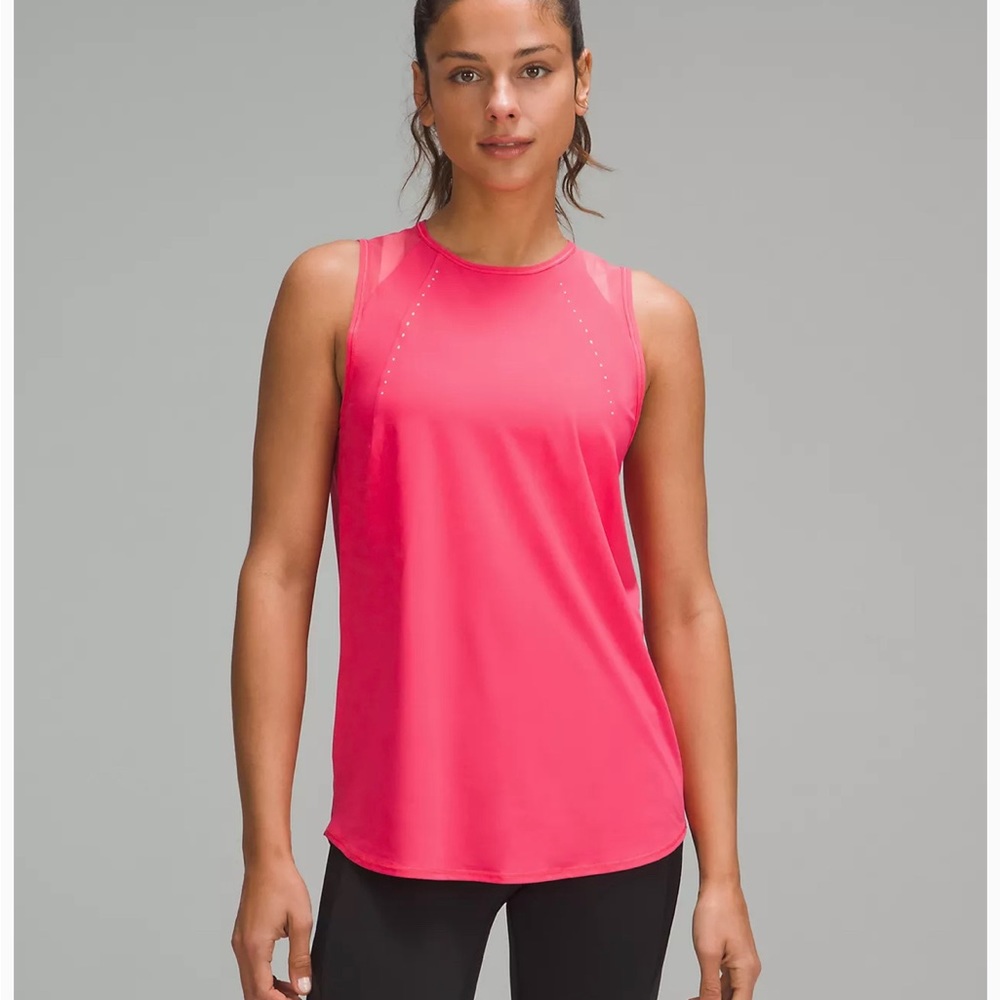 Lululemon Sculpt hot pink Tank Top Size 4
